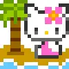🌟 Эмодзи «Hawaii #status #cute #girl #pixel» для Telegram