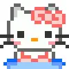 Стикерпак Hawaii #status #cute #girl #pixel для Telegram