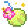 🌟 Эмодзи «Hawaii #status #cute #girl #pixel» для Telegram