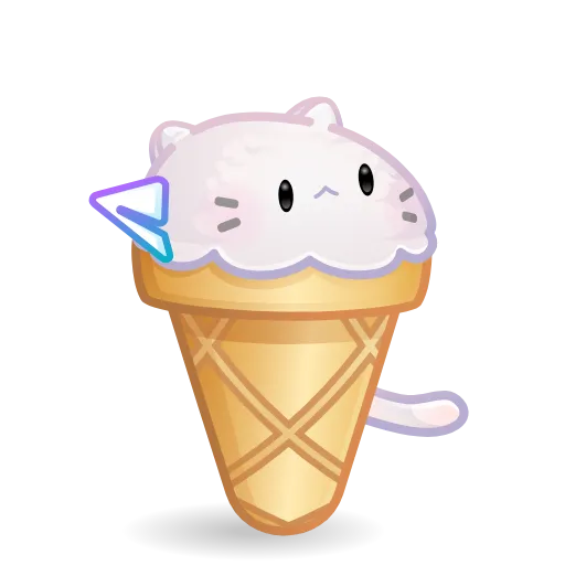 🍦 Стикер «Vice Cream» для Telegram