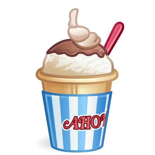🍦 Стикер «Vice Cream» для Telegram