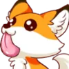 😛 Эмодзи «Vicksy fox 🦊» для Telegram