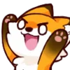 😈 Эмодзи «Vicksy fox 🦊» для Telegram