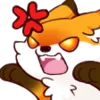 😡 Эмодзи «Vicksy fox 🦊» для Telegram