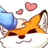🥰 Эмодзи «Vicksy fox 🦊» для Telegram