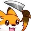 🔪 Эмодзи «Vicksy fox 🦊» для Telegram
