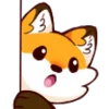 😮 Эмодзи «Vicksy fox 🦊» для Telegram