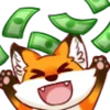 💷 Эмодзи «Vicksy fox 🦊» для Telegram