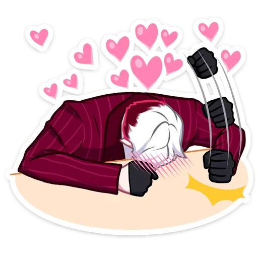 ❤ Стикер «Виктор без надписей» для Telegram