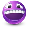 Эмодзи Purple Face Emoji для Telegram — скачать