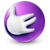 🤩 Эмодзи «Purple Face Emoji» для Telegram
