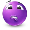 🤩 Эмодзи «Purple Face Emoji» для Telegram