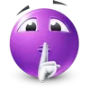 🤩 Эмодзи «Purple Face Emoji» для Telegram
