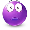 🤩 Эмодзи «Purple Face Emoji» для Telegram