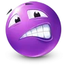 🤩 Эмодзи «Purple Face Emoji» для Telegram