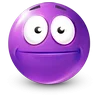 😑 Эмодзи «Purple Face Emoji» для Telegram