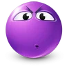 🤩 Эмодзи «Purple Face Emoji» для Telegram