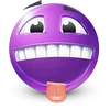 😛 Эмодзи «Purple Face Emoji» для Telegram