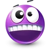 🤩 Эмодзи «Purple Face Emoji» для Telegram