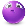🤩 Эмодзи «Purple Face Emoji» для Telegram
