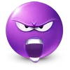 🤩 Эмодзи «Purple Face Emoji» для Telegram