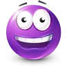🤩 Эмодзи «Purple Face Emoji» для Telegram