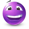 🤩 Эмодзи «Purple Face Emoji» для Telegram