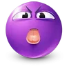 🤩 Эмодзи «Purple Face Emoji» для Telegram