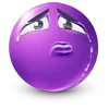 🤩 Эмодзи «Purple Face Emoji» для Telegram