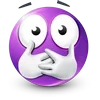 🤩 Эмодзи «Purple Face Emoji» для Telegram