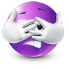 🤩 Эмодзи «Purple Face Emoji» для Telegram
