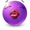 🤩 Эмодзи «Purple Face Emoji» для Telegram