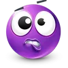 🤩 Эмодзи «Purple Face Emoji» для Telegram
