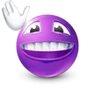 🤩 Эмодзи «Purple Face Emoji» для Telegram