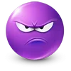 🤩 Эмодзи «Purple Face Emoji» для Telegram