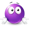 🤩 Эмодзи «Purple Face Emoji» для Telegram
