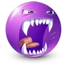 🤩 Эмодзи «Purple Face Emoji» для Telegram