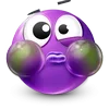 🤩 Эмодзи «Purple Face Emoji» для Telegram