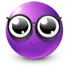 🤩 Эмодзи «Purple Face Emoji» для Telegram