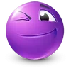 😉 Эмодзи «Purple Face Emoji» для Telegram