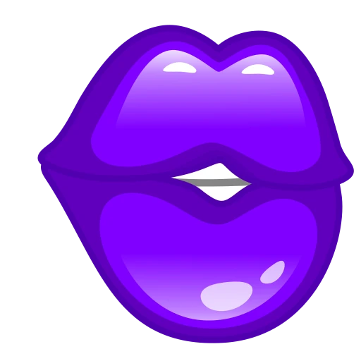 Эмодзи Violet для Telegram — скачать