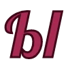 😃 Эмодзи «Вишнёвая сказка - бордовые буквы» для Telegram