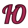 😃 Эмодзи «Вишнёвая сказка - бордовые буквы» для Telegram
