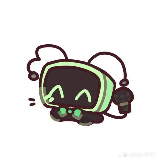 🎒 Стикер «Vee DANDYS WORLD» для Telegram