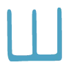 😏 Эмодзи «Синие буквы, цветы, иконки» для Telegram