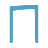 😗 Эмодзи «Синие буквы, цветы, иконки» для Telegram