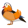 🦆 Эмодзи «Синие буквы, цветы, иконки» для Telegram