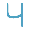 🥳 Эмодзи «Синие буквы, цветы, иконки» для Telegram