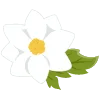 🌷 Эмодзи «Синие буквы, цветы, иконки» для Telegram