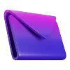 👛 Эмодзи «Фиолетовые буквы, иконки» для Telegram